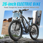 Aairsk XT90 Adult Travel Mountain Ebike 1500W Motor 48V 20Ah Battery Off-Road Electric Bicycle 26*2.6" Tire Snow Electric Bike