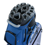 ASK ECHO T-Lock Golf Cart Bag with 14 Way Organizer Divider Top, Premium Cart Bag with Handles and Rain Cover, for Men