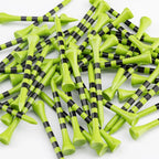 MAZEL Natural Wood/Bamboo Golf Tees 2 3/4 Inch & 3 1/4 Inch,Pack 50 or 120,Reduce Friction & Side Spin,More Stable Golf Tees