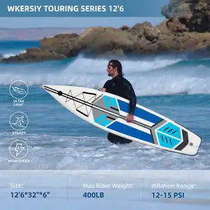 WKERSIY Surfboard paddleboard 88*35*25cm inflatable stand up paddle board sup supboard padel water sport with Backpack Paddles