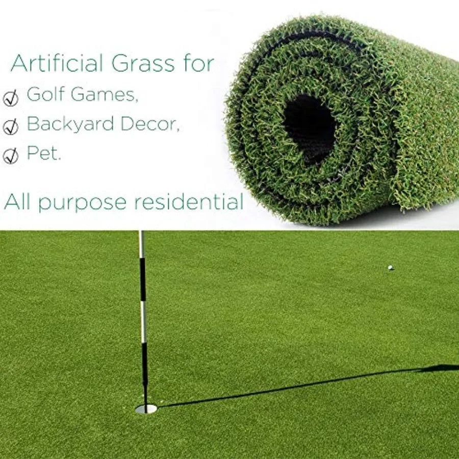 Pro Putting Green Golf Artificial Grass Turf 3FTX11FT for Indoor Outdoor Golf Training Mat Synthetic Fake Grass Ideal for Baseb