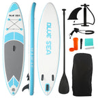 10ft Inflatable Stand Up Paddle Board  for Adults, Anti-Slip EVA Deck, SUP Board with Accessories