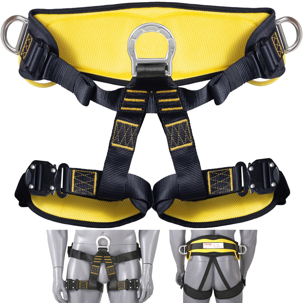 SucceBuy Half Body Safety Harness 340 lbs for Rock Climbing