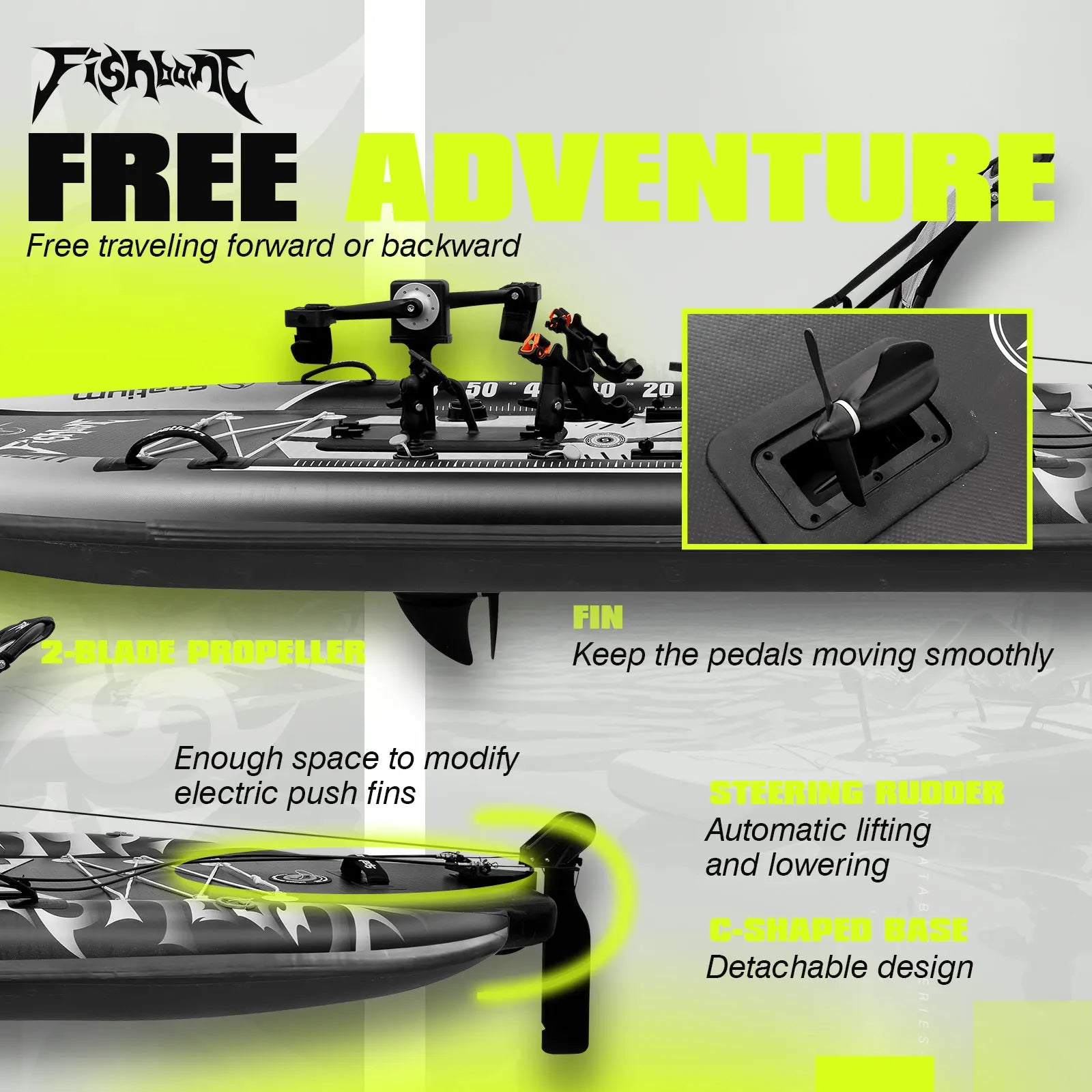 Pedal Drive Fishing Kayak