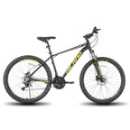 Hiland Aluminum Mountain Bike 21 Speeds, Hydraulic Disc-Brakes, Lock-Out Suspension Fork, 27.5 inch Wheel, Men