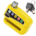 Bicycle Alarm Disc Brake Electric Lock Anti Theft Motorcycle Alarm Brake Rotor Padlock Waterproof Motorcycle Bike Accessories