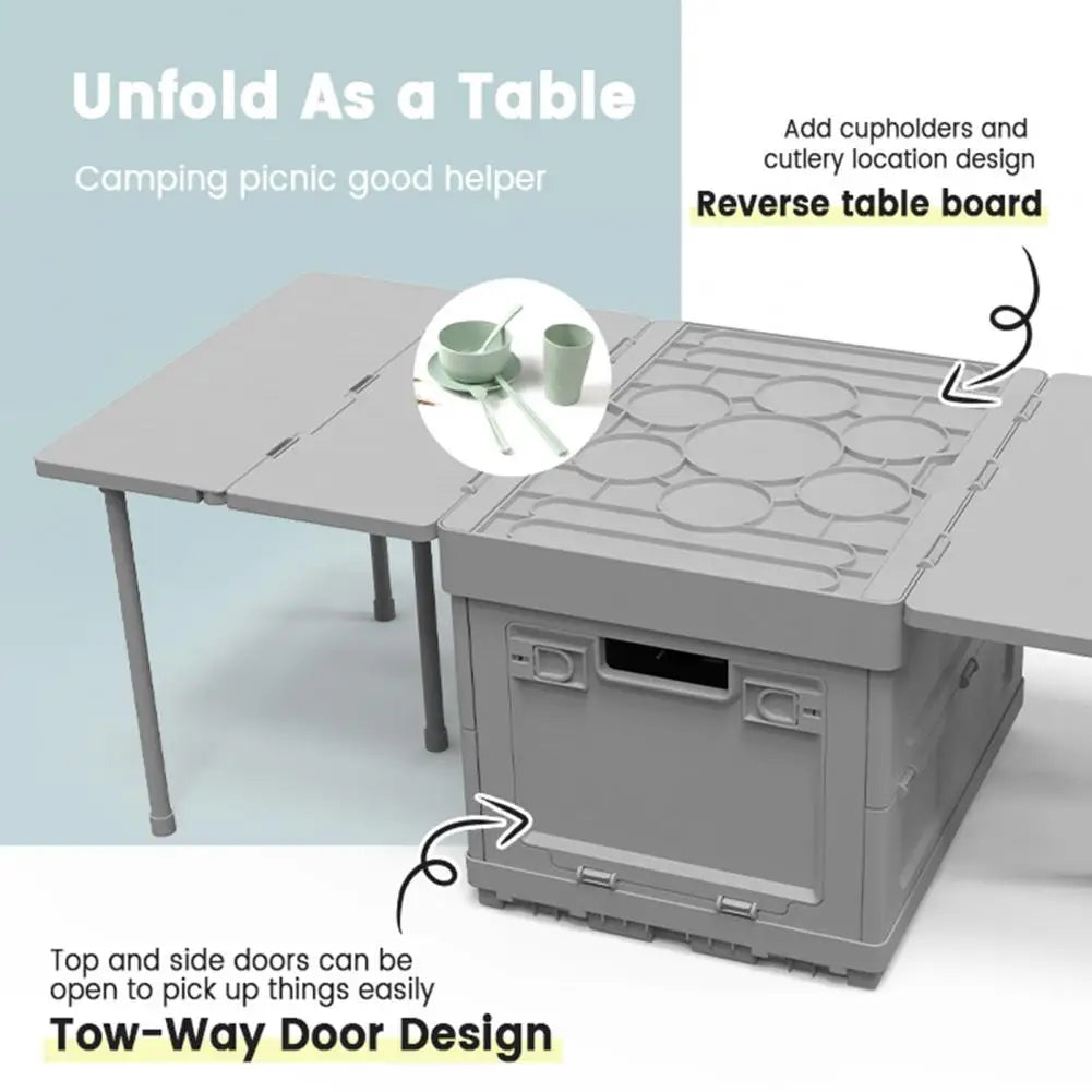 Folding Table with Storage Container