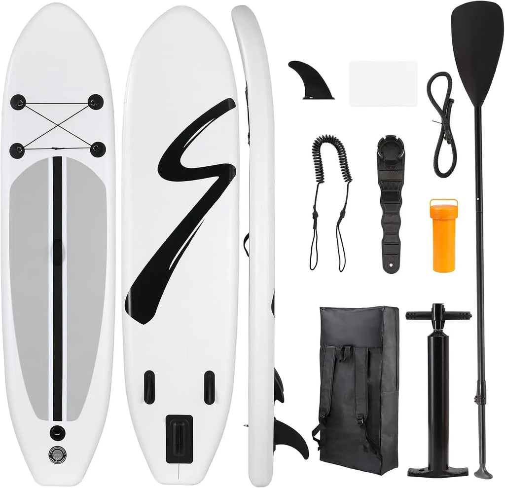 305CM Inflatable Stand Up Paddle Board  Non-Slip Deck W/ Complete Kit 15.5cm Thick Sub Board Paddle Surf Hinchable