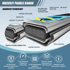 11ft6in Inflatable Stand Up Paddle Board Non-Slip Kayak SUP with SUP Accessories for Youth Adults Outdoor Water Sports Surfboard