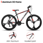 Hiland Mountain Bike,Shimano 21 Speeds Drivetrain,Aluminum Frame 26 Inch Wheels, with Disc-Brake for Men Women