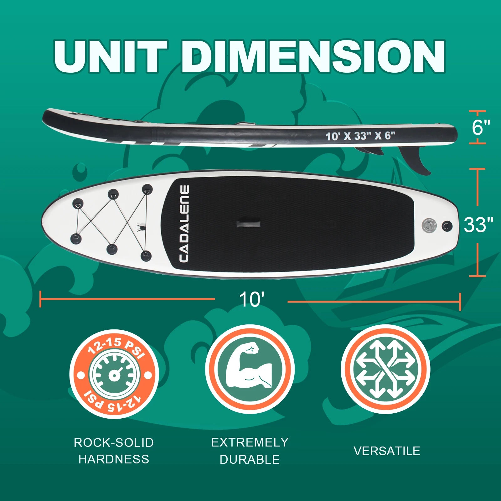 CADALENE Inflatable Stand Up Paddle Board