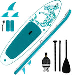 Lite Inflatable Paddle Board Stand Up Paddle Boards, Ultra Light Paddleboard for Adult Wide Stable Design Sup with Accessories