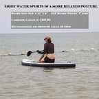 W_Inflatable Paddle Board for Adult, Paddle Board for All Skill Levels, Wide SUP Board with Primium Accessories Include SUP