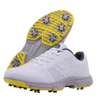 Men Professional Golf Shoes Men Spikes Golf Sneakers Anti Slip Walking Footwears
