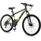 Mountain Bike 24 26 27.5 Inch Men Women Mountain Bike with 21Speed Adult Bikes Double Disc Brake Suspension Fork and High Carbo