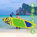 Inflatable Stand Up Paddle Board with Premium SUP Paddleboard Accessories, Anti-Slip EVA Deck, 11'/10