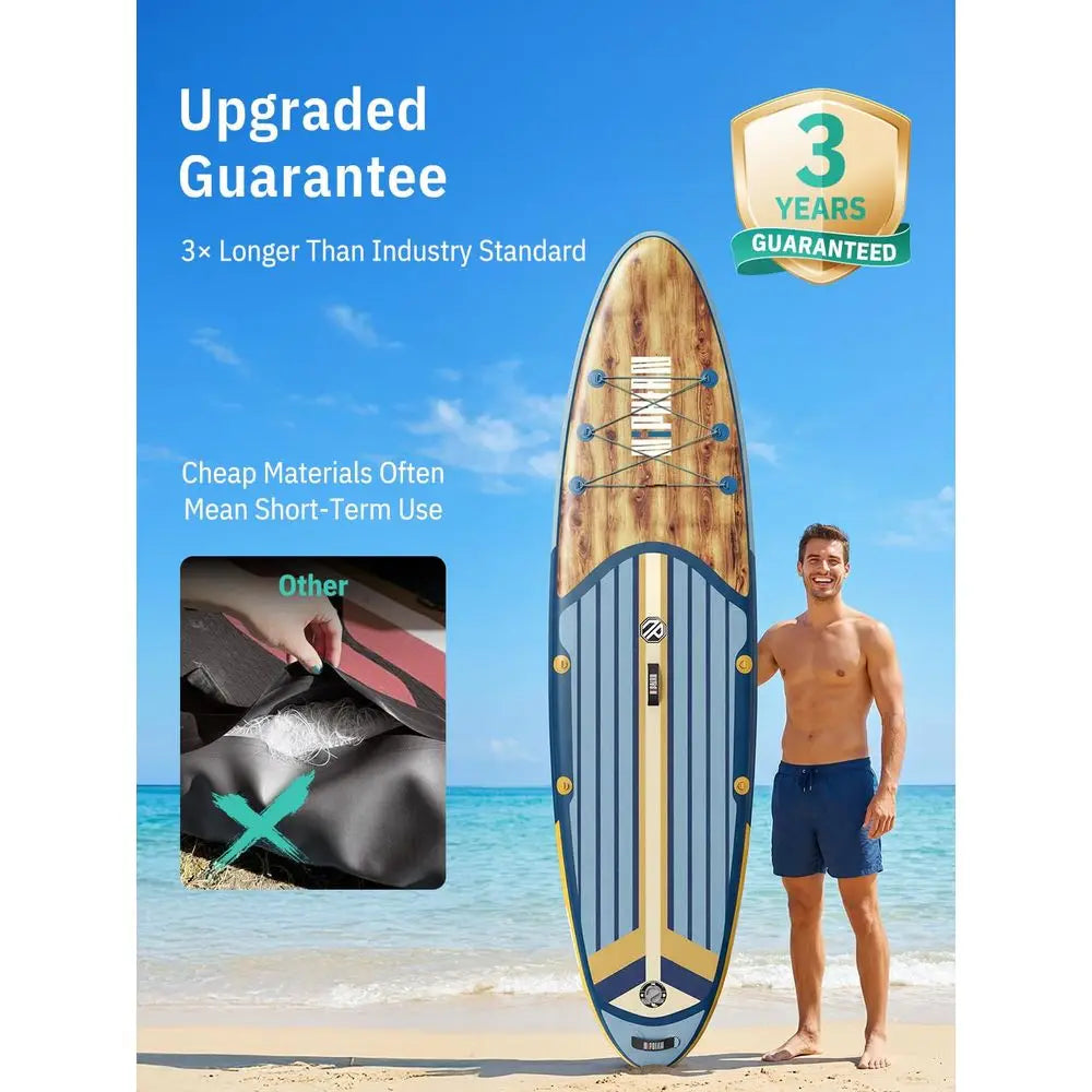 Inflatable Stand  Paddle Board with SUP Accessories, AntiSlip EVA Deck, 106 Inflatable Paddle Boards for Adults amp Youth of