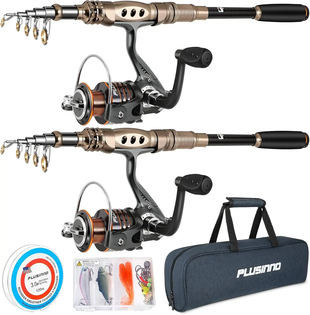 Fishing Rod and Combos Carbon Fiber Fishing Pole with Combo Sea Saltwater Freshwater Kit Fishing Rod Kit