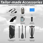 11‘ x 33" / 12’×35" Inflatable Stand Up Paddle Board - Premium SUP Board Kit - Ultra Stable Paddleboard for Adults