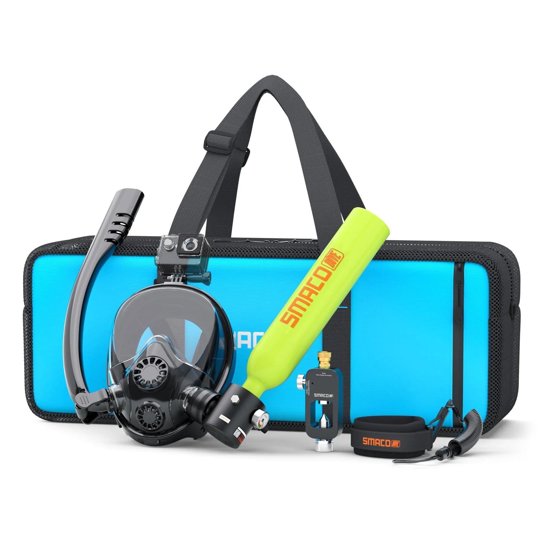 SMACO S300 0.5L Mini Scuba Tank Snorkel Mask Fast Local Dispatch Local Delivery Portable Diving Gear For Outdoor Sea Snorkeling