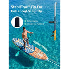 Inflatable Stand  Paddle Board with SUP Accessories, AntiSlip EVA Deck, 106 Inflatable Paddle Boards for Adults amp Youth of