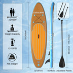 CADALENE Inflatable Stand Up Paddle Board, Durable, Lightweight SUP PaddleBoards for Youth & Adults