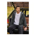 Mens Packable Rain Jacket Lightweight Waterproof Raincoat With Hood Outdoor Rain Gear Travel Hiking Cycling