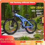 HX Q5 Ebikes 2000W Adults Electric Bike Bicycle 2000W 48V 20AH 27.5 Inch Off-Road Tire Electric E Bikes Mountain Ebike