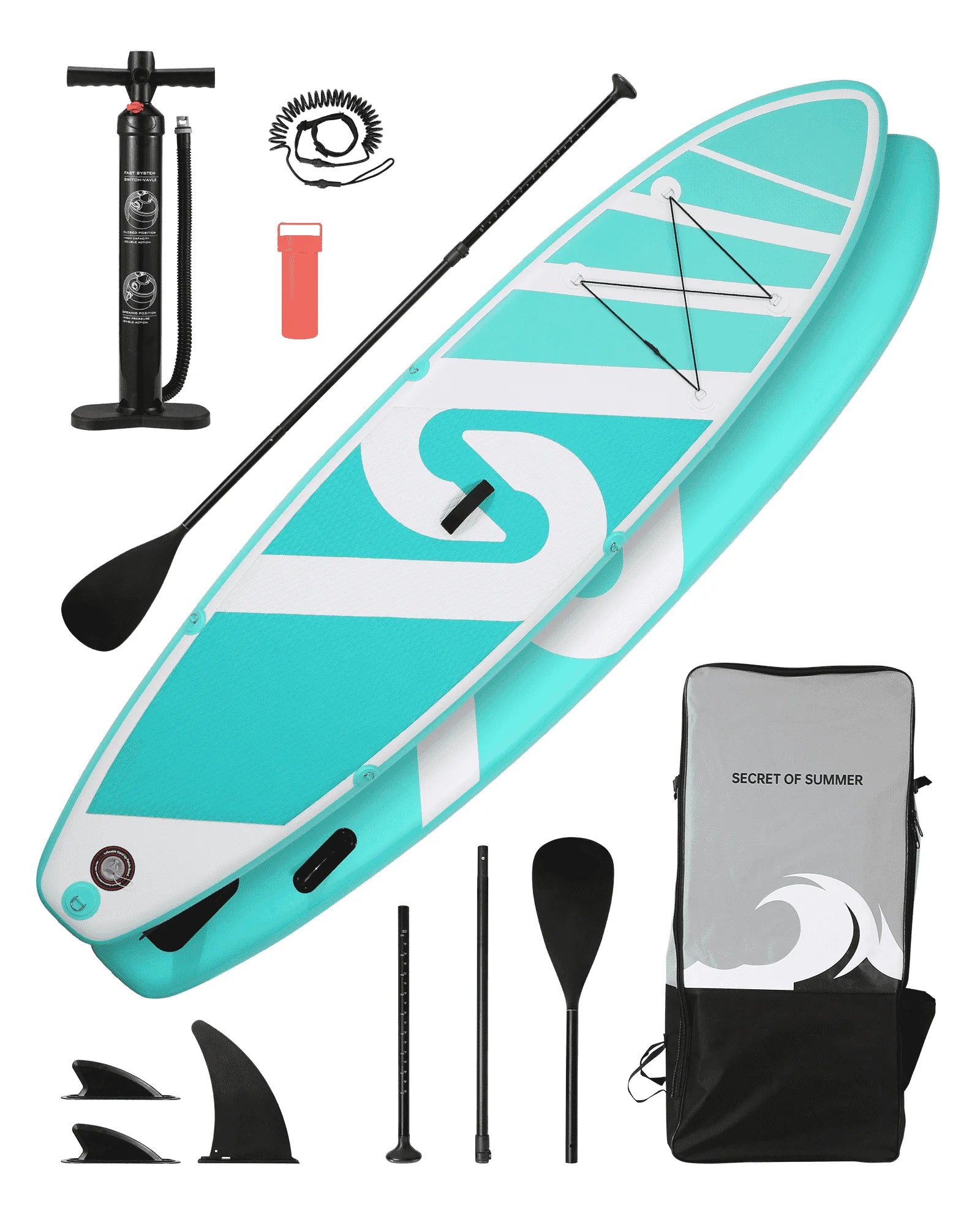 Naipo Inflatable Paddle Board 10FT Stand up Paddle Board
