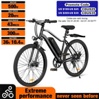 Electric Bike for Adults, 26" Electric Mountain Bike With 500W Brushless Motor, 23MPH Top Speed Electric Bicycle with 3