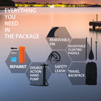 Inflatable Stand Up Paddle Board Anti-Slip EVA Deck 10' Inflatable Paddle Boards for Adults & Youth of All Skill Levels