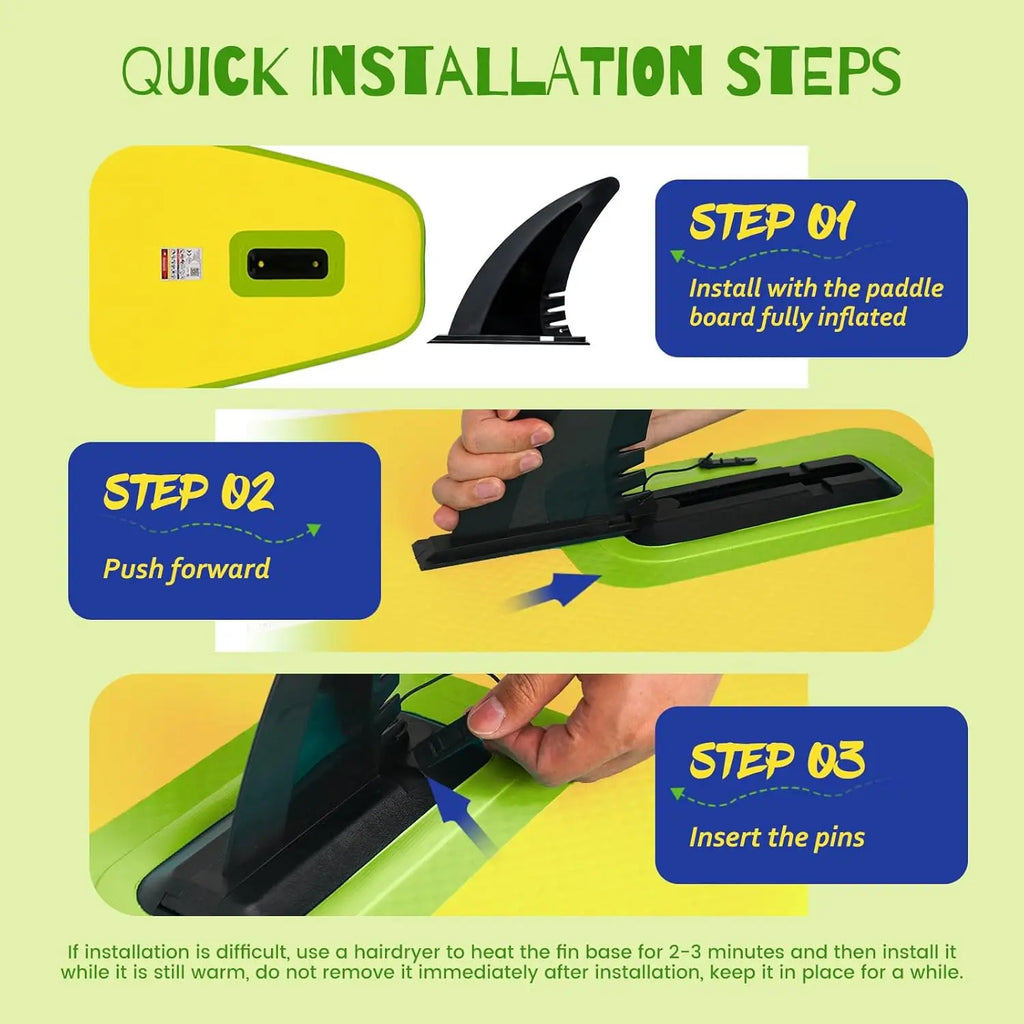 Inflatable Stand Up Paddle Board with Premium SUP Paddleboard Accessories, Anti-Slip EVA Deck, 11'/10