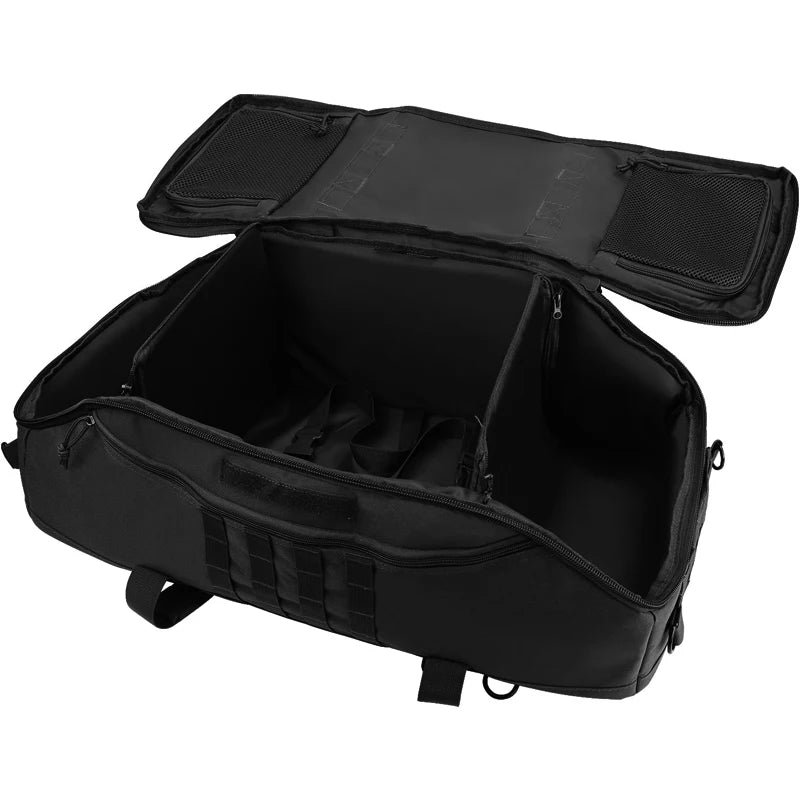 LQARMY 30L 45L 80L Sport Travel Bag Molle Tactical Backpack Gym Fitness Bag Large Duffle Bags for Camping Hunting Fishing