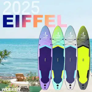 WKERSIY paddle board surfboard 11ft Purple Inflatable SUP Board All-Water Performance Series High-Visibility Ultra-Stable Design