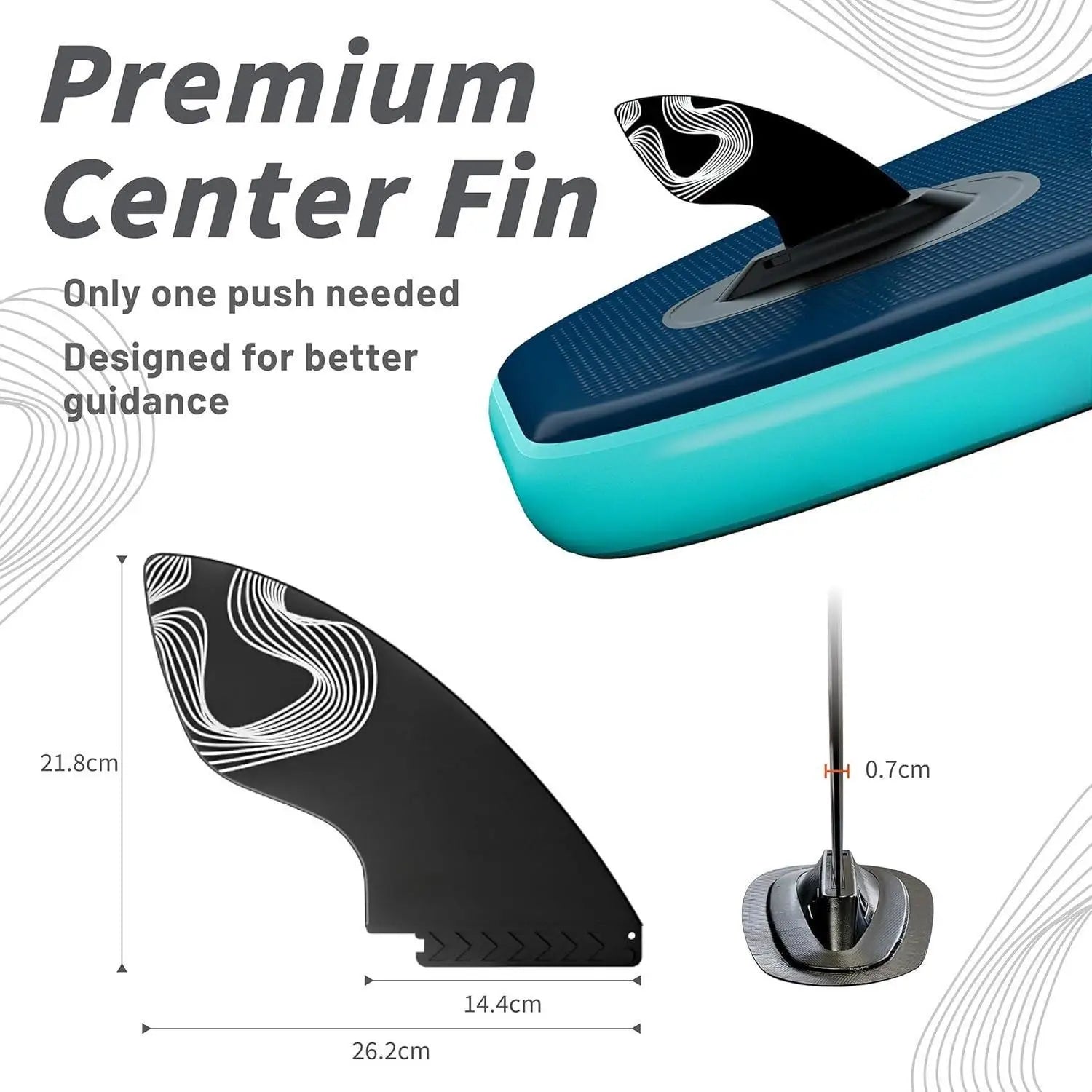 Lead 11‘ x 33" / 12’×35" Inflatable Stand Up Paddle Board - Premium SUP Board Kit - Ultra Stable Paddleboard for Adults & Youth