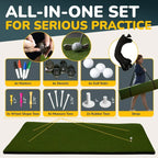 5×4 Golf Hitting Mat NonSlip for Indoor and Outdoor Use Available in 31mm 36mm and 40mm Thickness PGA Pro Trusted Practice Mat