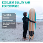 7 ft Soft Top Foam Beginner Surfboard for Adults and Kids Perfect Longboard for Surfing Beach Fun and Water Sports Lightweight