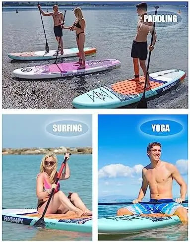 Inflatable Stand Up Paddle Board for Youth and Adults – Wide Sup with Premium Accessories, Blow Up