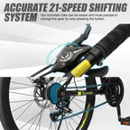 Mountain Bike 24 26 27.5 Inch Men Women Mountain Bike with 21Speed Adult Bikes Double Disc Brake Suspension Fork and High Carbo