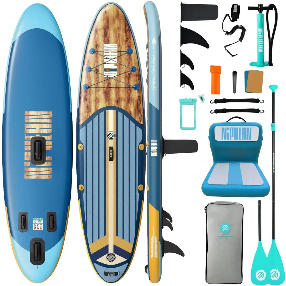 Inflatable Stand  Paddle Board with SUP Accessories, AntiSlip EVA Deck, 106 Inflatable Paddle Boards for Adults amp Youth of