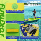 Inflatable Stand Up Paddle Board with Premium SUP Paddleboard Accessories, Anti-Slip EVA Deck, 11'/10