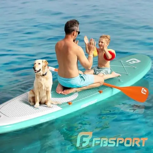11' Premium Stand Up Paddle Board, Yoga Board with SUP Accessories & Carry Bag | Wide Stance, Surf