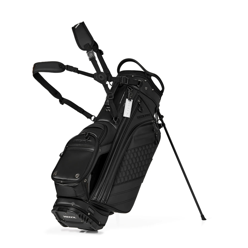 HELIX Lightweight 14 Way Full Length Dividers PU Leather Golf Stand Bag for Men Easy to Clean