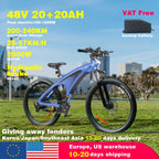 HX Q5 Ebikes 2000W Adults Electric Bike Bicycle 2000W 48V 20AH 27.5 Inch Off-Road Tire Electric E Bikes Mountain Ebike