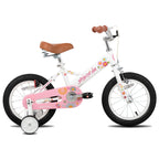 JOYSTAR Little Daisy Kids Bike for Girls Ages 2-7 Years,  Bikes with Doll Bike Seat & Streamers,Bikes with Flag & Number Plate