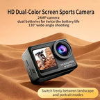 Action Camera,Underwater Camera,5K Ultra Hd Wi-Fi Control,With Eis/Dual Touch Screen,Landscape/Portrait Switching Sports Camera