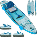 12’×35"/39" Extra Wide Paddle Board, One-Stop Premium SUP Board Accessories, Tailored 5 Fins, Stable Inflatable Stand