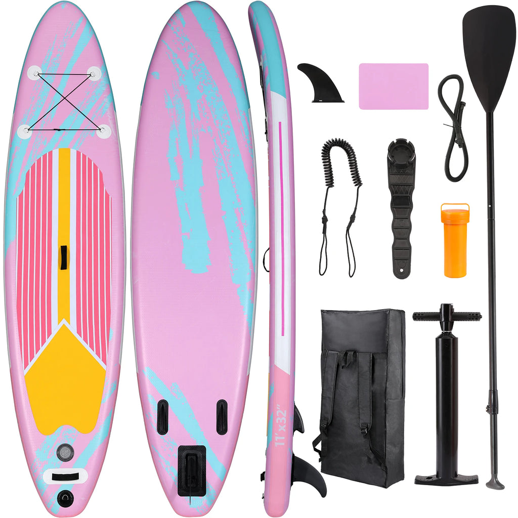 Stand Up Paddle Board Ultra-Light Inflatable Paddleboard with SUP Accessories for Adults & Youth of All Skill Levels