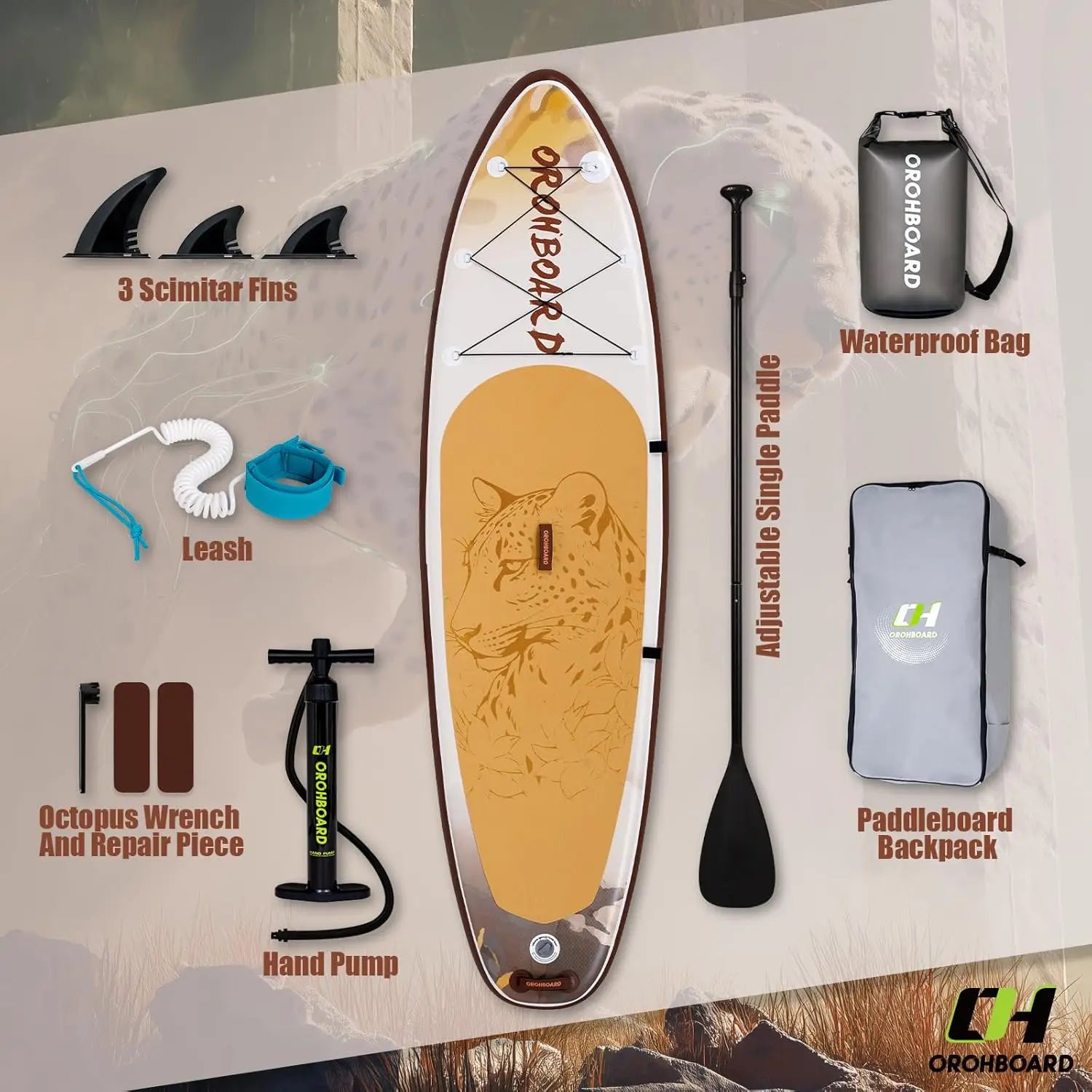 Inflatable Paddle Board 11'6/10'6 Paddle Board - All-Around SUP Board for Adults & Beginners, Stand
