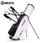 HELIX Golf Stand Bag with Retractable Top Cover and Wheels Easy for Travel and Daily Use Golf Bag 6 Way Divider
